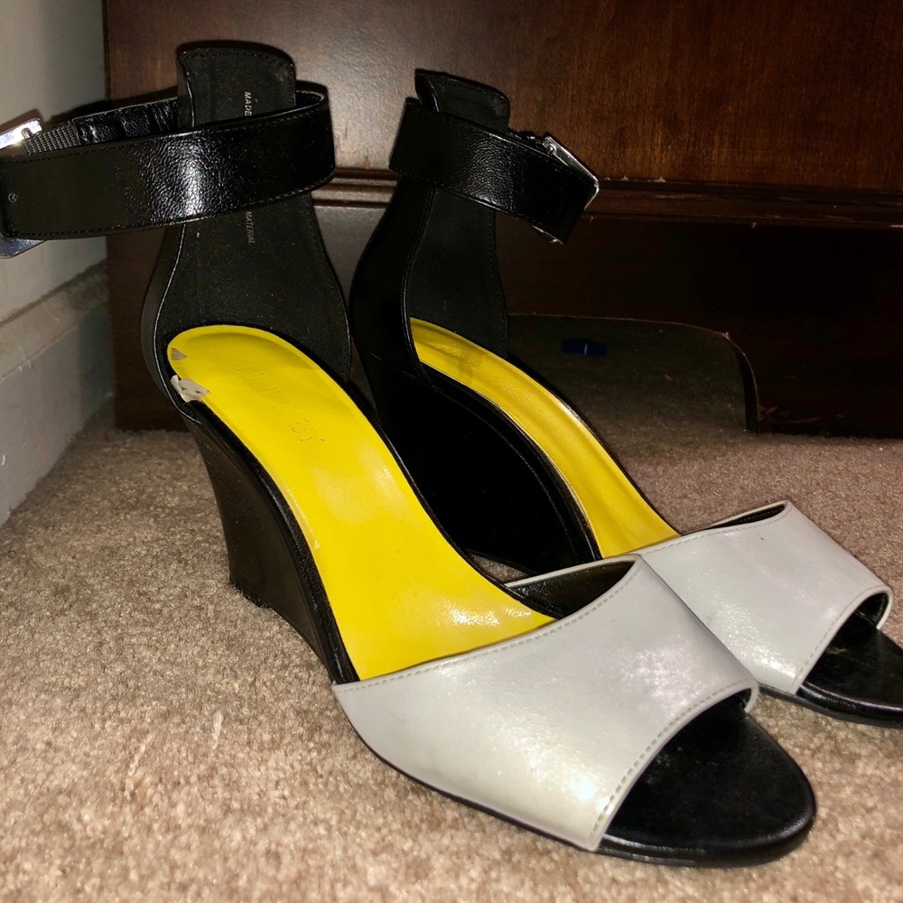 Black & Wedge Heel Size 7.5